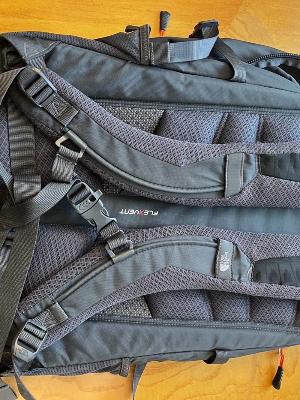 The North Face Borealis Backpack Black Gray Orange Laptop Bag - Picture 5 of 12